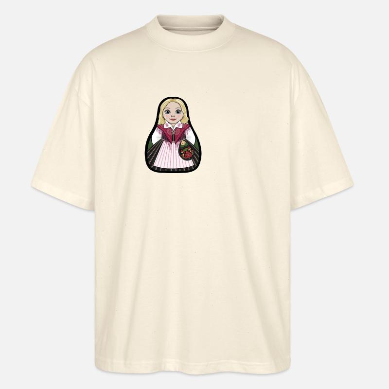 Ockelbostinta - Stanley/Stella Oversized Unisex Bio T-Shirt Blaster 2.0 - Natur