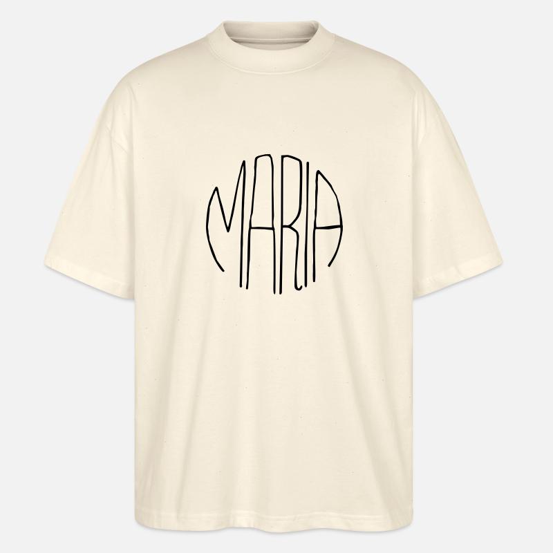 Maria Geschenk - Stanley/Stella Oversized Unisex Bio T-Shirt Blaster 2.0 - Natur