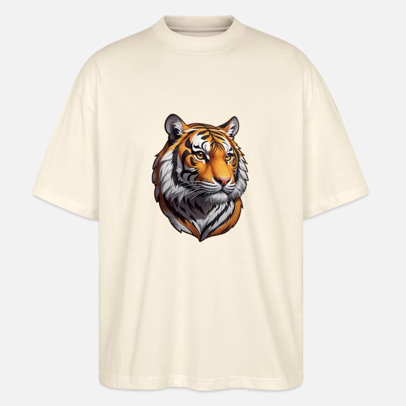Tiger - Stanley/Stella Oversized Unisex Bio T-Shirt Blaster 2.0 - Natur