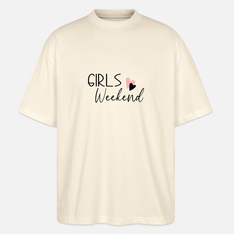 Girls Weekend - Stanley/Stella Oversized Unisex Bio T-Shirt Blaster 2.0 - Natur