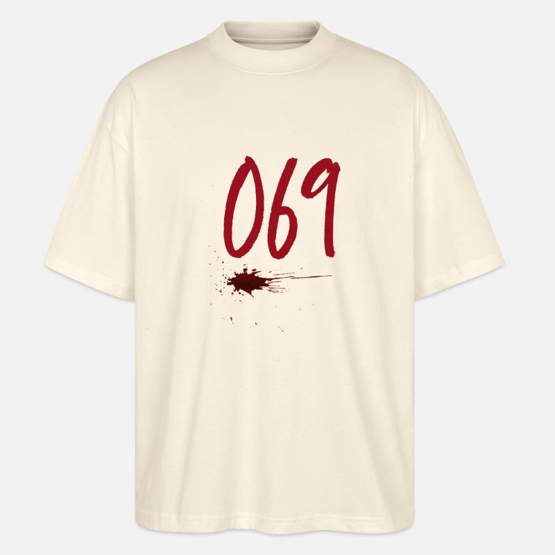 Code postal Francfort 069 - T-shirt bio Blaster 2.0 coupe oversize Stanley/Stella Unisexe - écru doux