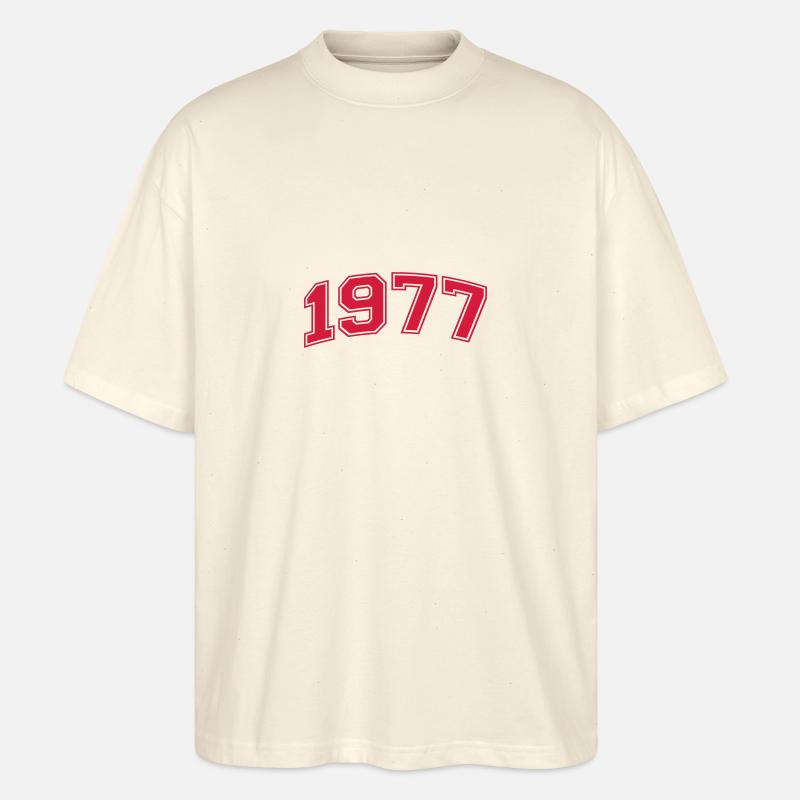 1977 - Stanley/Stella Oversized Unisex Bio T-Shirt Blaster 2.0 - Natur