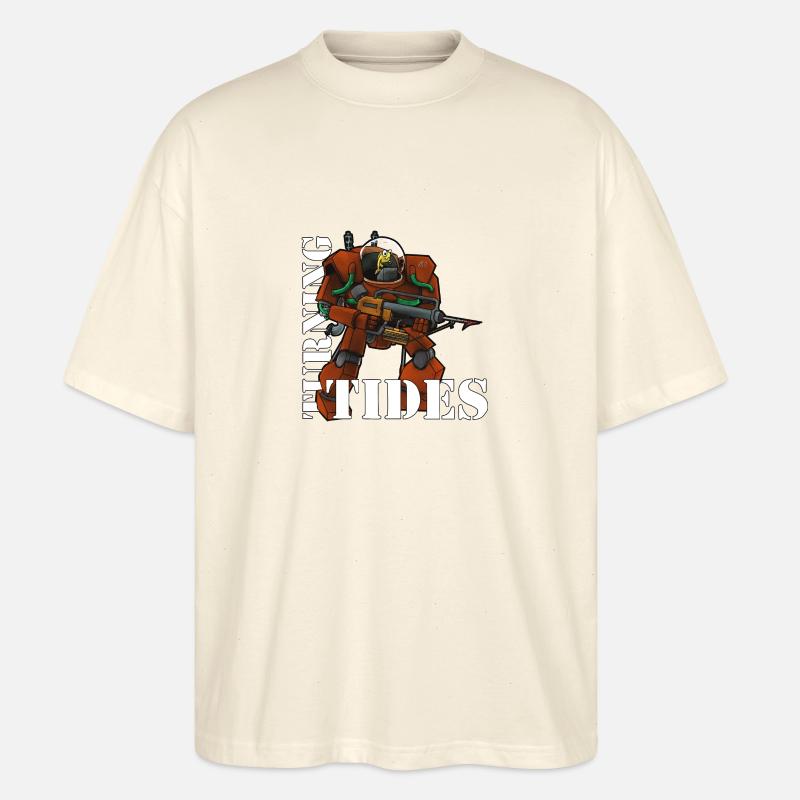 Turning Tides - Stanley/Stella Oversized Unisex Bio T-Shirt Blaster 2.0 - Natur
