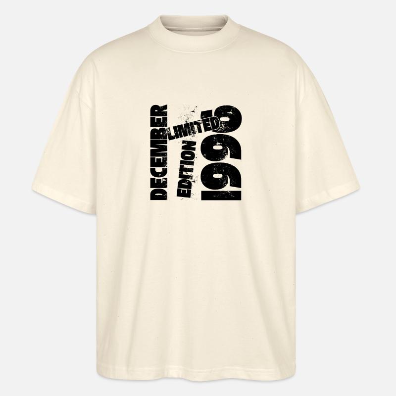 DECEMBRE 1996 LIMITED EDITION - T-shirt bio Blaster 2.0 coupe oversize Stanley/Stella Unisexe - écru doux