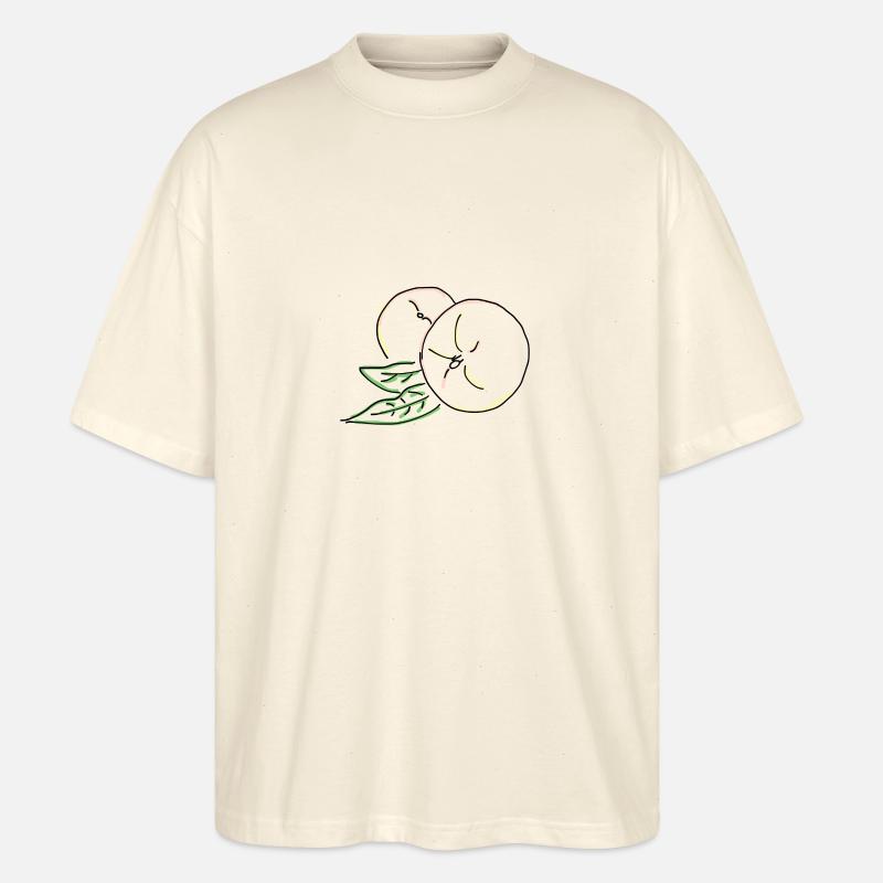 Pfirsich - Stanley/Stella Oversized Unisex Bio T-Shirt Blaster 2.0 - Natur
