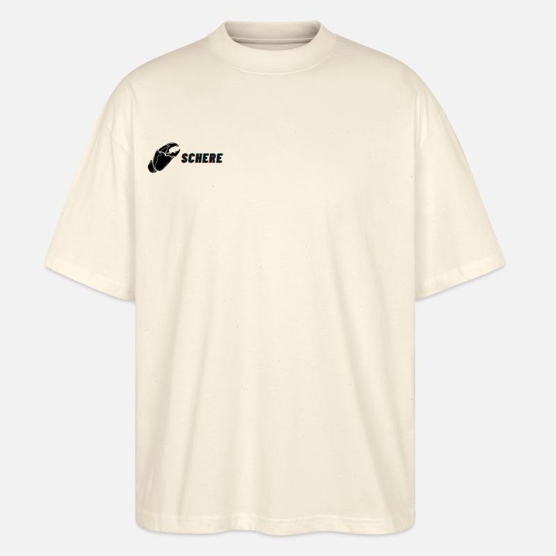 SCHERE! - Stanley/Stella Oversized Unisex Bio T-Shirt Blaster 2.0 - Natur