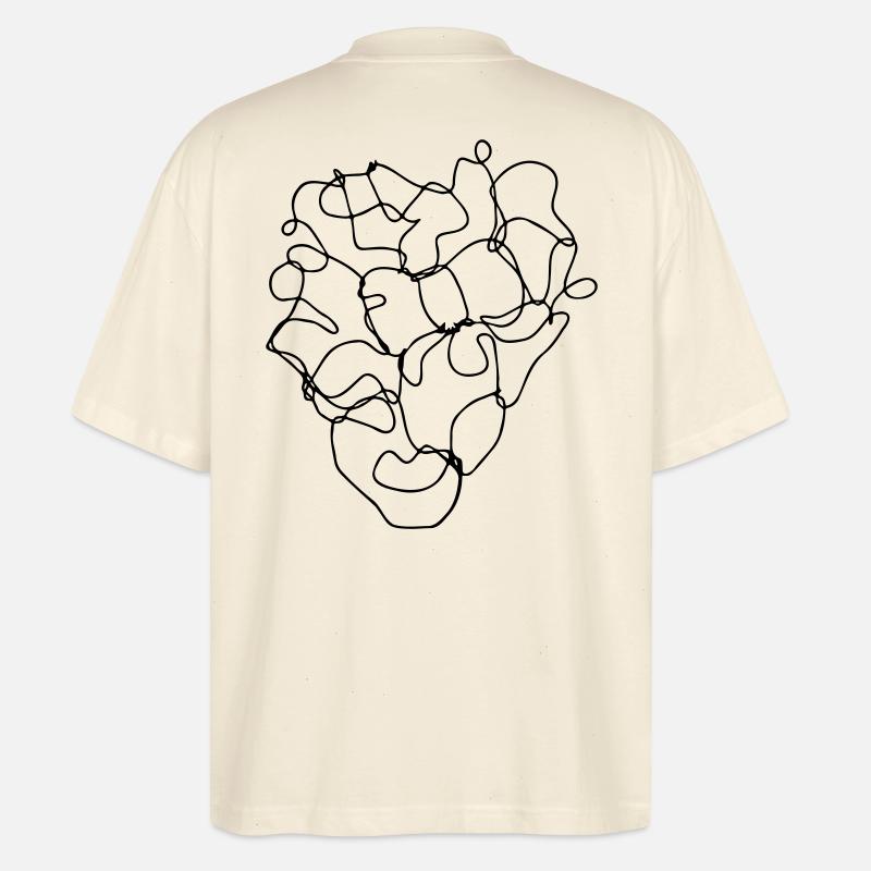 Arc d’arc - T-shirt bio Blaster 2.0 coupe oversize Stanley/Stella Unisexe - écru doux