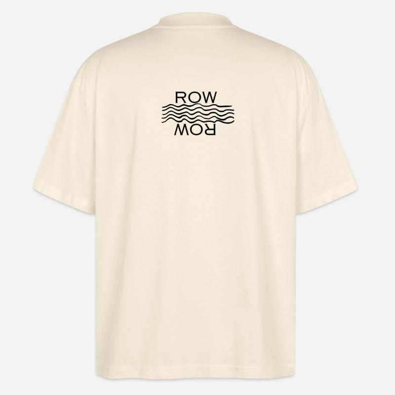 Conception Row-Wave - T-shirt bio Blaster 2.0 coupe oversize Stanley/Stella Unisexe - écru doux