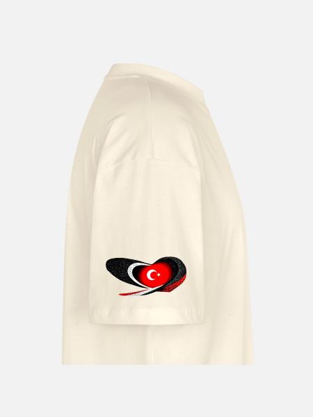 Heartveat Turkey - Stanley/Stella Oversized Unisex Bio T-Shirt Blaster 2.0 - Natur