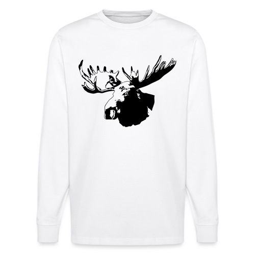 elch - elk - moose - jagd - jäger - Stanley/Stella Unisex Bio-Langarmshirt SHIFTS DRY