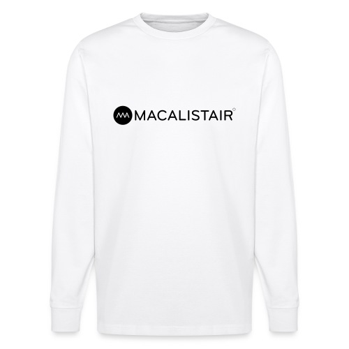 macalistair_logo+tekst - Stanley/Stella uniseks biologisch shirt met lang mouwen SHIFTS DRY