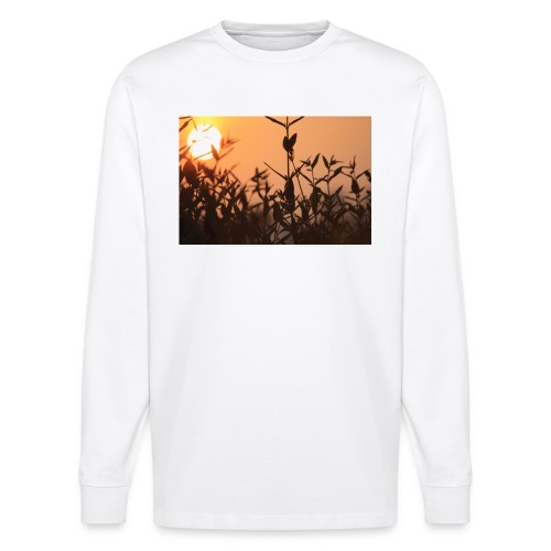 Blomma sol - Ekologisk långärmad T-shirt SHIFTS DRY unisex från Stanley/Stella