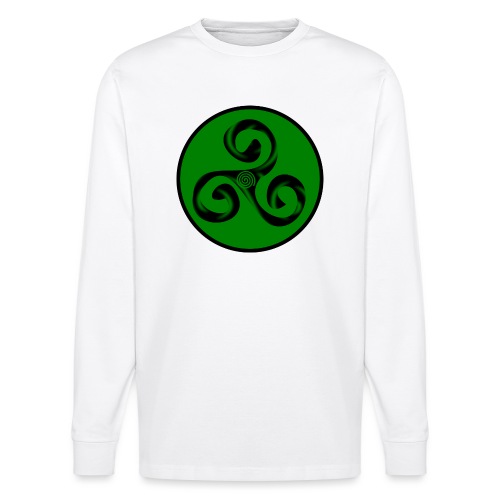 Triskel and Spiral - Camiseta de manga larga ecológica unisex Stanley/Stella SHIFTS DRY