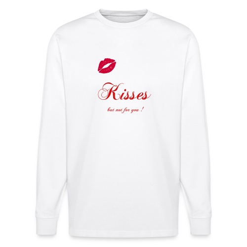 Kisses - but not for you ! - Wild`n Heart - Stanley/Stella Unisex Bio-Langarmshirt SHIFTS DRY