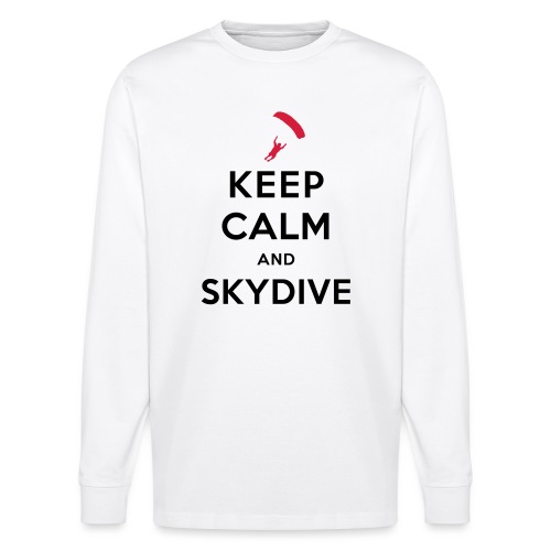 Keep calm and skydive - Manches longues bio SHIFTS DRY Stanley/Stella Unisexe