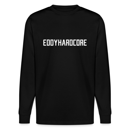 EddyHardcore logo nek transparant png - Stanley/Stella uniseks biologisch shirt met lang mouwen SHIFTS DRY