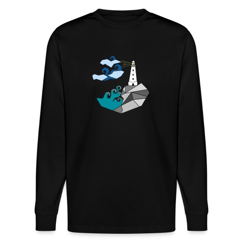 lighthouse - Stanley/Stella SHIFTS DRY økologisk, langermet unisex-T-skjorte