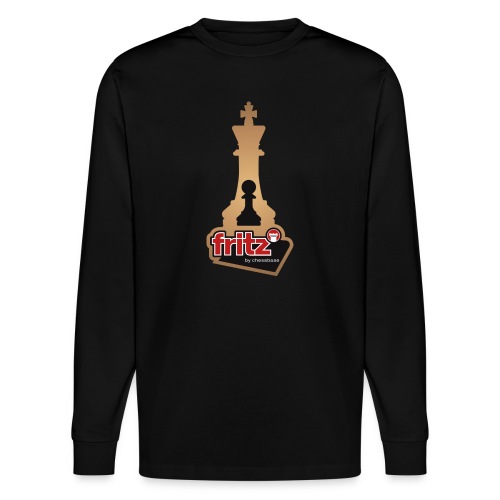 Fritz 19 Chess King and Pawn - Stanley/Stella SHIFTS DRY Unisex Organic Longsleeve Shirt