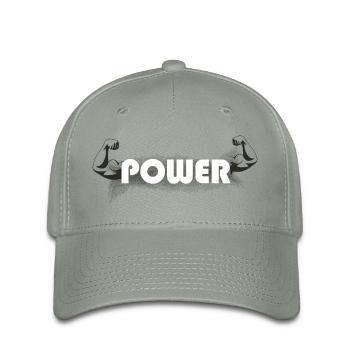 Muskel Power Fitness - Flexfit Cap - Grüngrau - Vorne