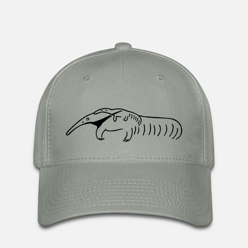 Fourmilier - Casquette Flexfit - gris vert