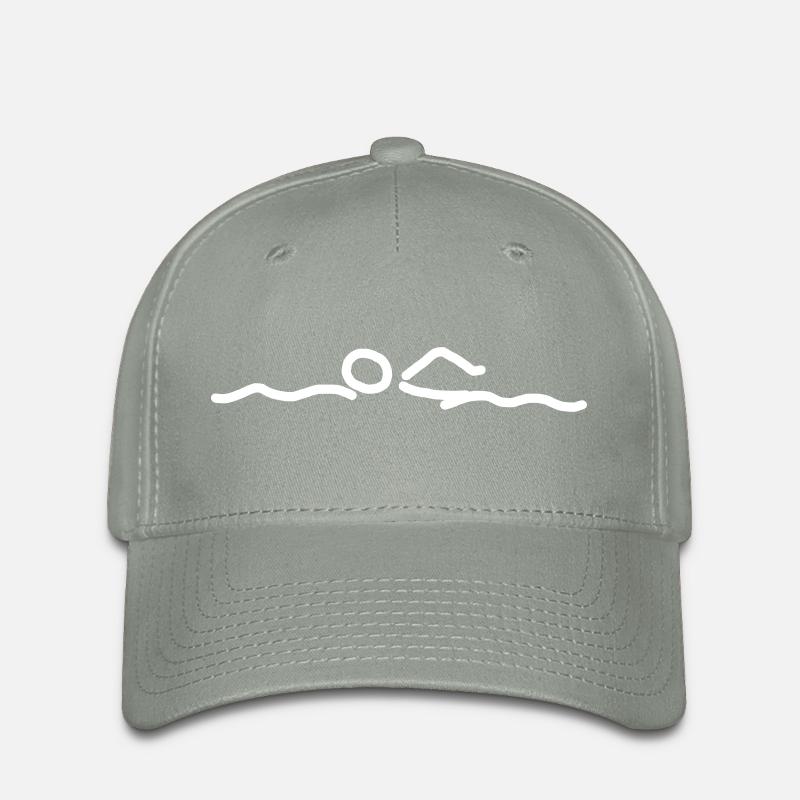 iYpsilon Schwimmer - Flexfit Cap - Grüngrau
