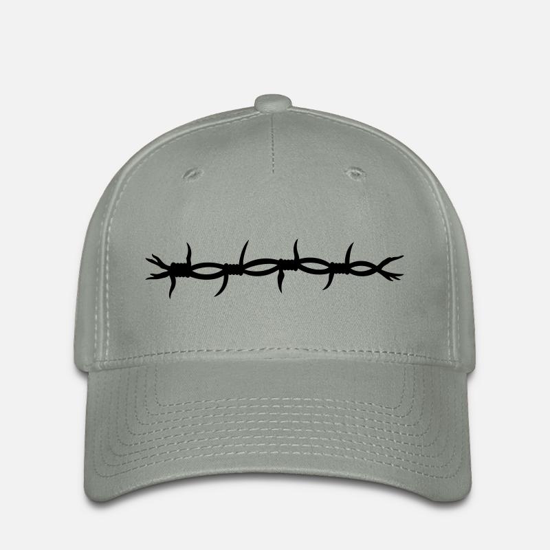 stacheldraht - Flexfit Cap - Grüngrau