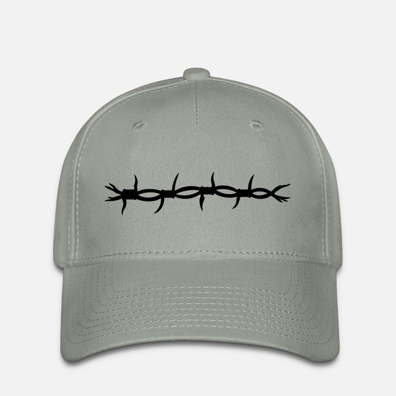 stacheldraht - Flexfit Cap - Grüngrau