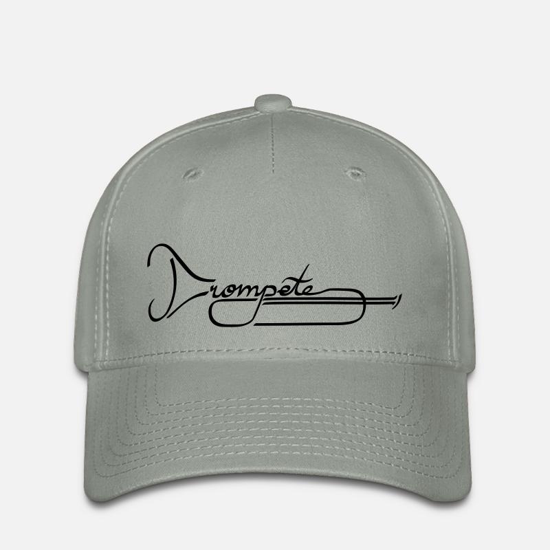 trompeta - Casquette Flexfit - gris vert