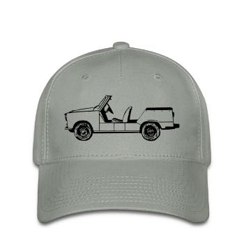  601 , Kübel , DDR NVA Kult(25) - Flexfit Cap - Grüngrau - Vorne