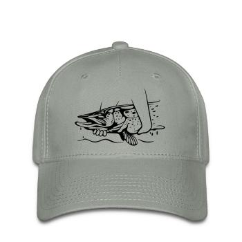 Pike Catch & Release - Flexfit Cap - green-grey - Front