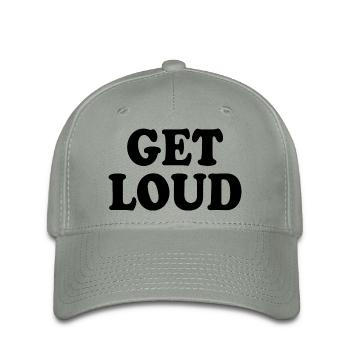 Get loud - Flexfit Cap - green-grey - Front