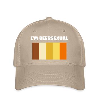 Beersexual - Flexfit Cap - khaki - Front