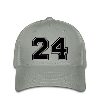 24 - Flexfit Cap - green-grey - Front