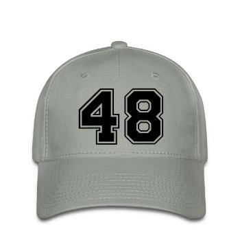 48 - Flexfit Cap - green-grey - Front