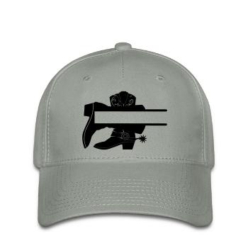 Logo Boots Store - Flexfit Cap - green-grey - Front