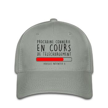 connerie en cours - Casquette Flexfit - gris vert - Devant