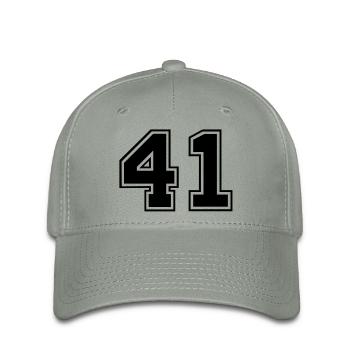 41 - Flexfit Cap - green-grey - Front