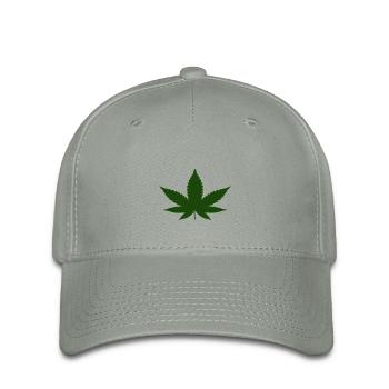 marijuana - Flexfit Cap - green-grey - Front