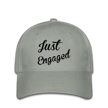 Just Engaged - Flexfit Cap - green-grey - Front