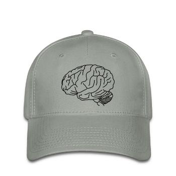 Brain - Flexfit Cap - green-grey - Front
