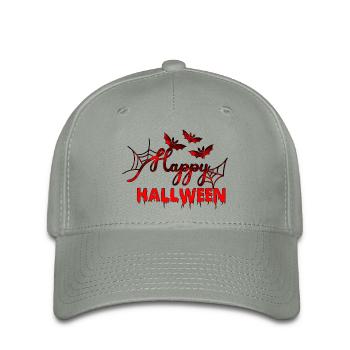 Halloween scary witch horror ghost monster - Flexfit Cap - green-grey - Front