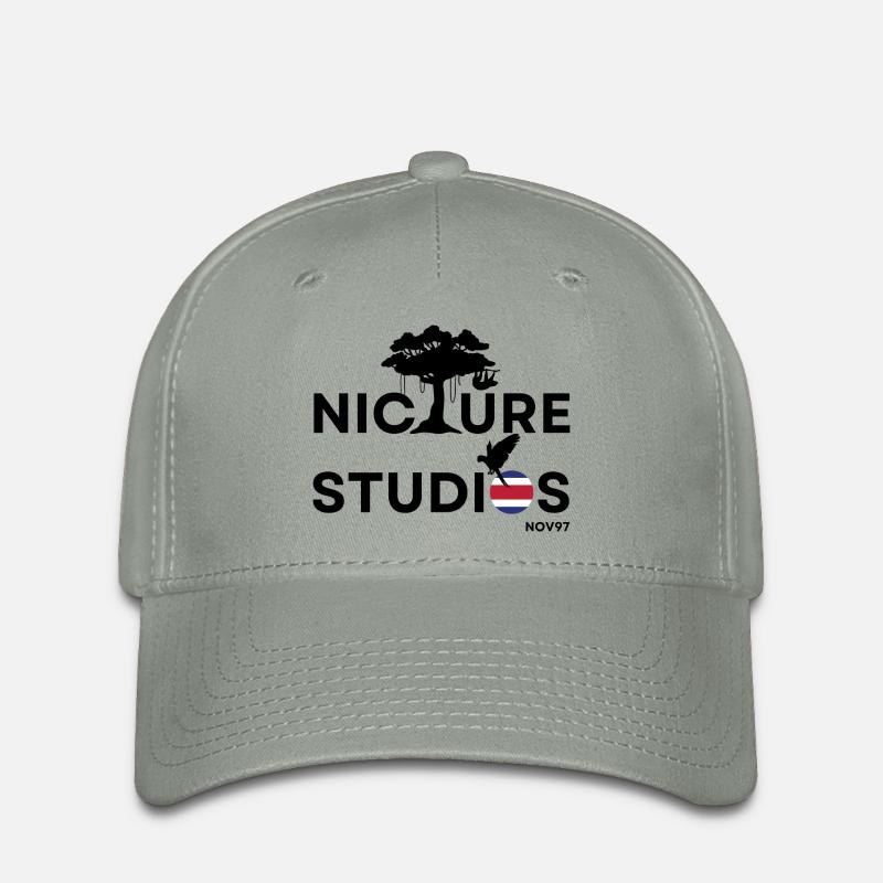 Nicture Studios Costa Rica - Flexfit Cap - green-grey