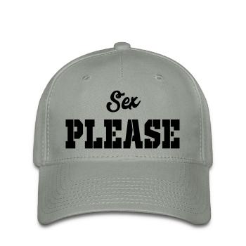 sex please - Flexfit Cap - green-grey - Front