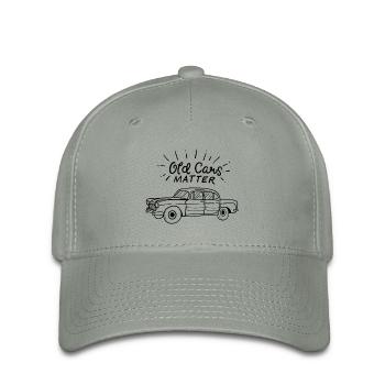 Old Cars Matter - Flexfit Cap - green-grey - Front