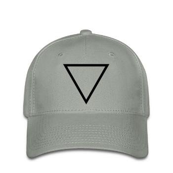 Dreieck - Flexfit Cap - Grüngrau - Vorne