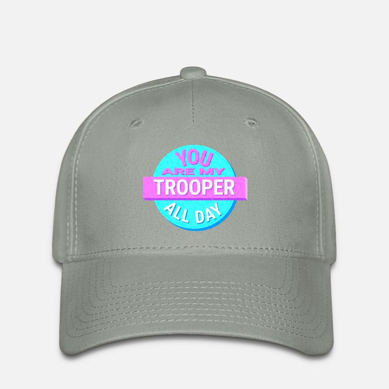 Tapfer - Flexfit Cap - Grüngrau