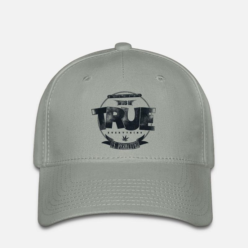 Nothing is true - Flexfit Cap - green-grey