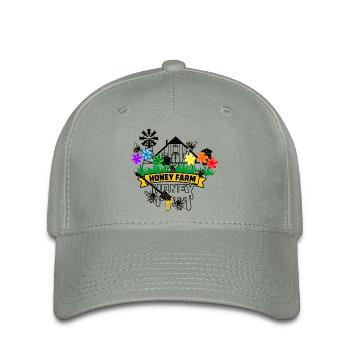 Ferme de miel - Casquette Flexfit - gris vert - Devant