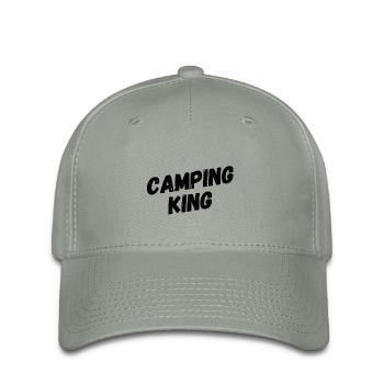 Camping King - Flexfit Cap - Grüngrau - Vorne