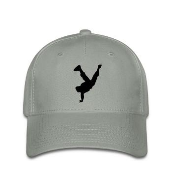 Breakdance - Flexfit Cap - Grüngrau - Vorne